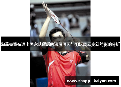陶菲克宣布退出国家队背后的深层原因与羽坛风云变幻的影响分析 陶菲克宣布退出国家队背后的深层原因与羽坛风云变幻的影响分析