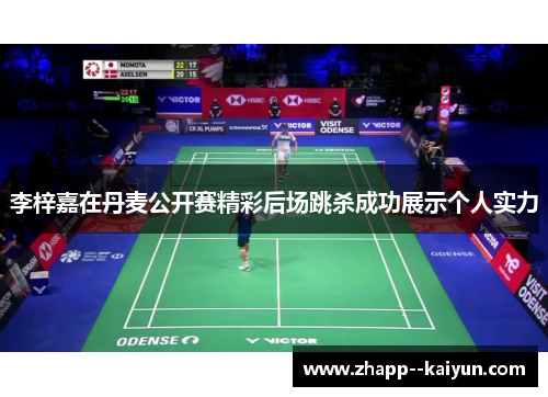 李梓嘉在丹麦公开赛精彩后场跳杀成功展示个人实力
